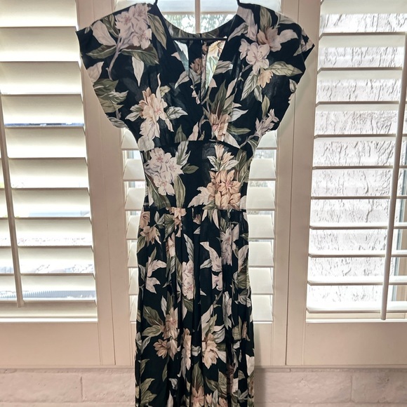 Vintage All That Jazzy S: 3/4 Floral Dress - Picture 2 of 9